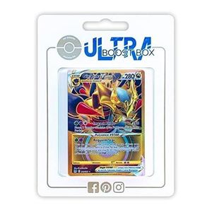 EIOURVY Lot De 55 Cartes Pokémon Dorées – Vstar/Vmax/V/GX – Boîte Cadeau – Aluminium