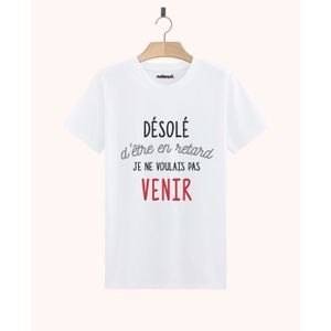 t shirt message homme pas cher