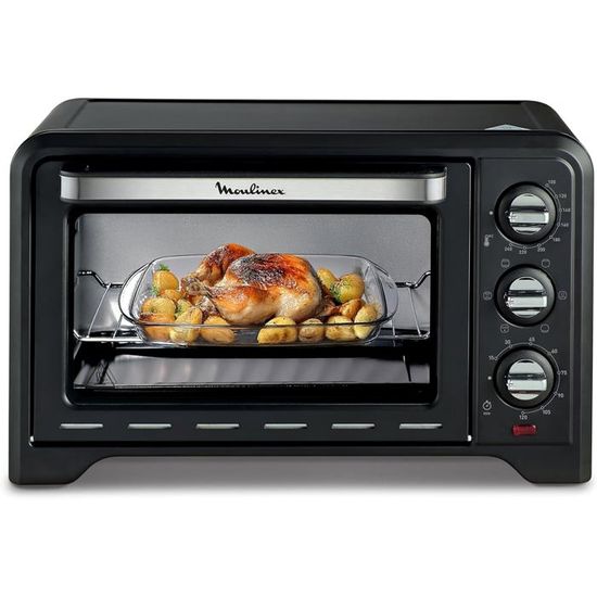 Four électrique - Moulinex - Optimo Blanc 19L - 1380 Watt - Chaleur conventionnelle - Thermostat 240°C - Electroménager