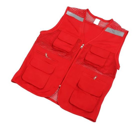 Gilet De Sécurité Réfléchissant Salzmann - Norme EN17353 - Poches Pratiques - Cyclisme, Chantier