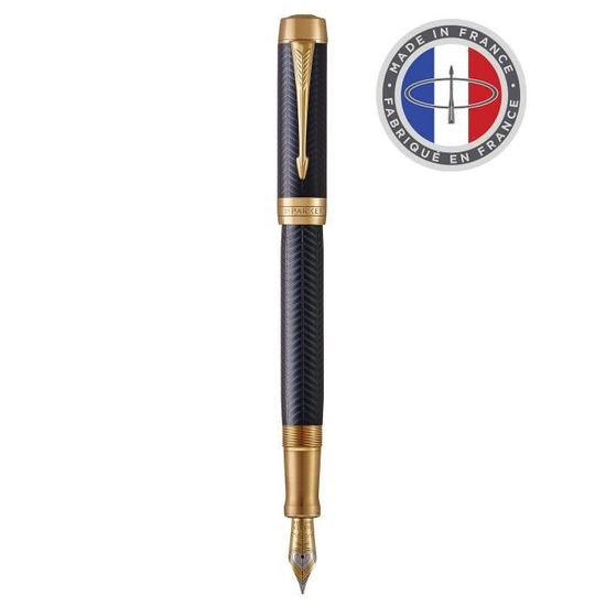 Stylo Plume Parker Duofold International Tango - Plume Or 18K, Résine Orange, Occasion Prestige