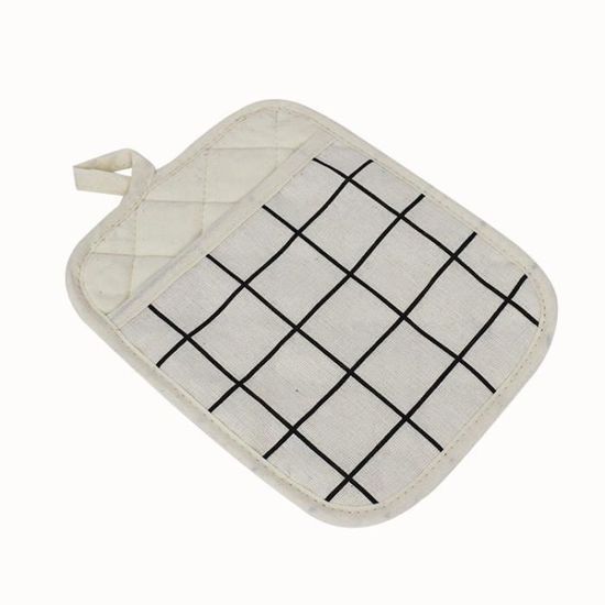 1 Paire De Gants En Silicone Et Coton épaisse Anti-brûlure Pour Cuisine