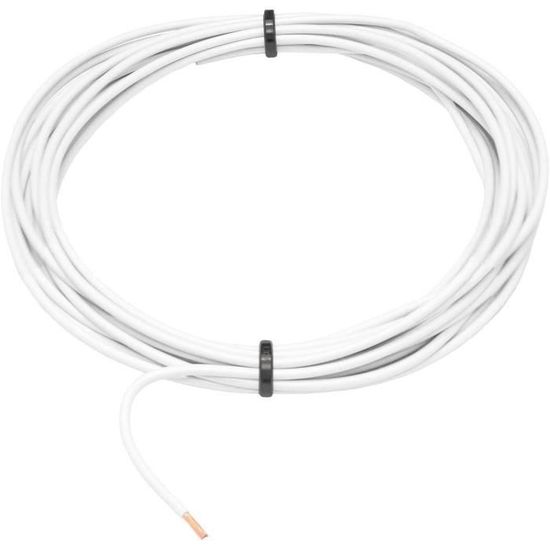 Câble Automobile FLRY Noir 0,75mm² 10m - Câble Toronné Cuivre, Flexible, Pour Véhicule
