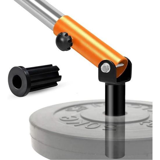 Embout Landmine Pour Barre Olympique 2" (5,1 Cm) - Rotation 360°, En Caoutchouc Antidérapant - Pour Presse, Row, Squat Et Deadlift - 8