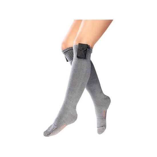Une Paire De Chaussettes Chauffantes Rechargeables Et Une Paire De