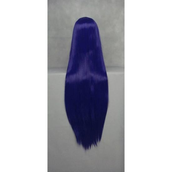 Perruque Cosplay Longue Tressée Violette - Perruque Synthétique Pour Halloween Et Déguisements Anime - 9