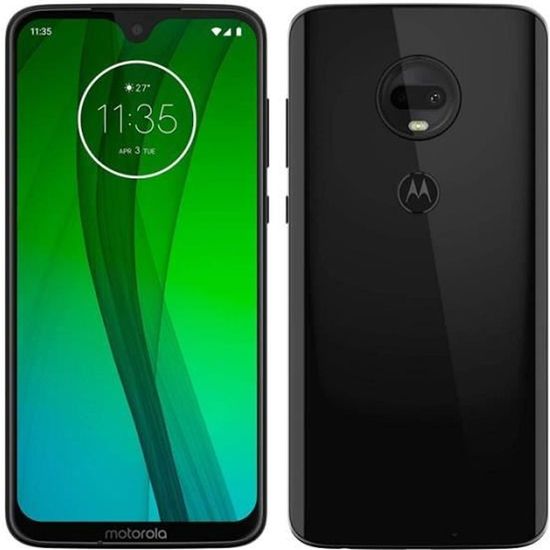 Motorola  G7 Smartphone débloqué 4G (6,2 Pouces, 64Go ROM, Android 9.0) Noir Céramique [Exclusivité ] - PADY0020DE