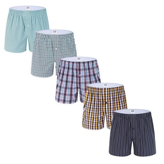 Abercrombie & Fitch - Lot de 3 caleçons en coton avec taille à logo