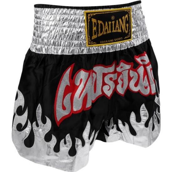 Shorts de Boxe MMA Muay Thaï Vêtement de Combat Arts Martiaux