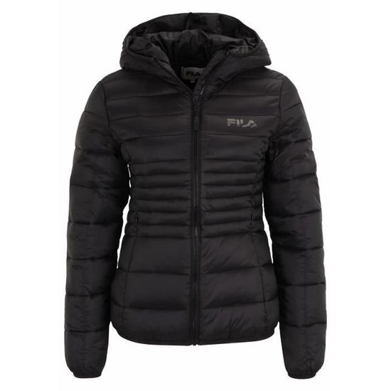 Doudoune legere femme Fila Squille Noir Impermeable Taille M Black Cdiscount Sport