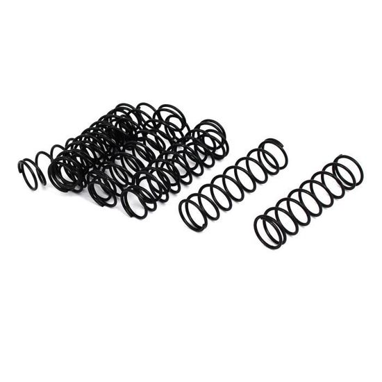 Molle Di Compressione Sourcing Map - 10 Pezzi, Acciaio, 15mm OD, 1.2mm Filo, 35mm Lunghezza