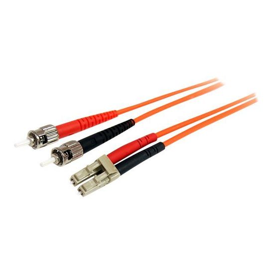 STARTECH Câble Fibre optique Duplex LC / ST - 2 x Mâle / 2 x Mâle - 1 m - Orange
