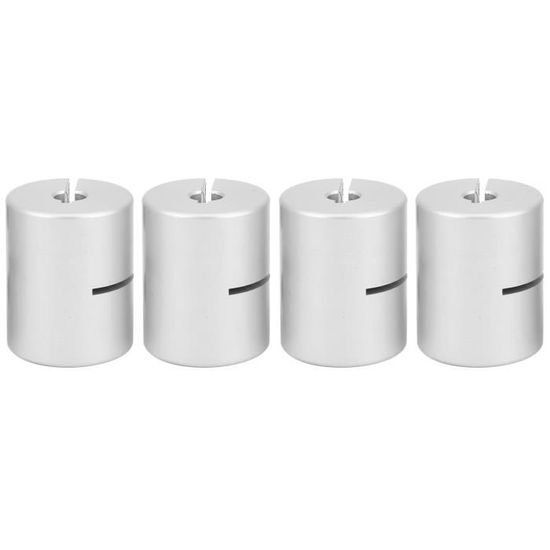 Lot De 4 Accouplements D'arbre Rigides 8mm à 8mm En Aluminium - Longueur 25mm, Pour Imprimante 3D, CNC, Moteurs Pas à Pas