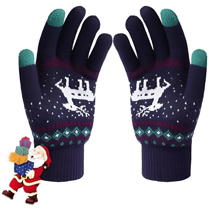 femme Gants chauffants d'hiver Gants professionnels à écran tactile Gants de sport d'hiver Running d'extérieur Gants vélo Gants chau