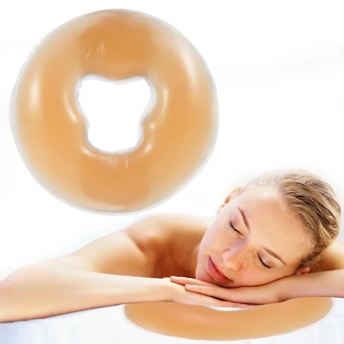 Oreiller en Silicone Doux pour Massage de Corps Visage Détendre Oreiller Coussin Soin de la Peau pour SPA Salon de Beauté