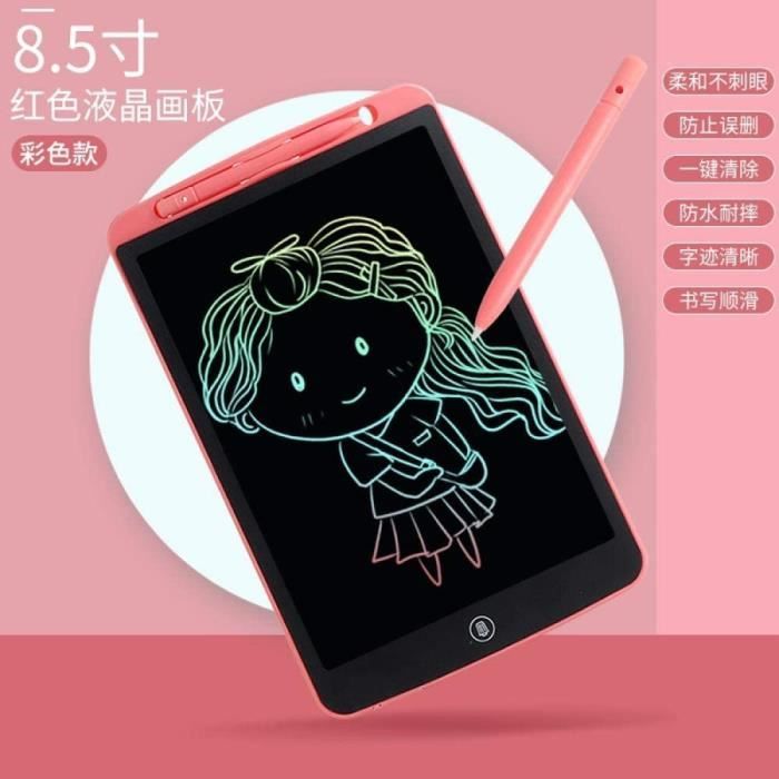 Tablettes graphiques avec Stylet Children's Smart Board LCD Screen Repeatedly Wipe The Writing Pad Lock Screen-Blue [8.5 110660