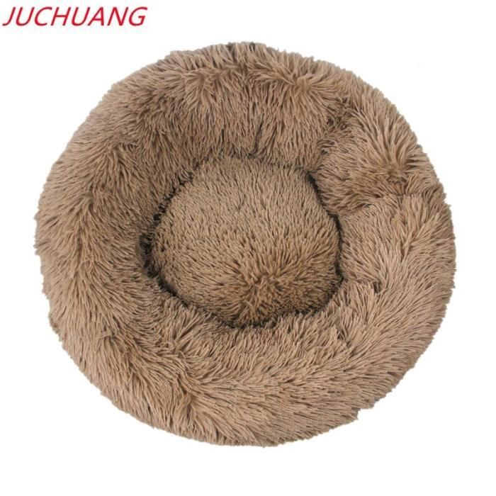 JUCHUANG Super Doux Chien Lit Canapé En Peluche Tapis De Chat Lits De Chien Pour Labradors Grand Chien Lit Ani khaki 90cm -KU15592