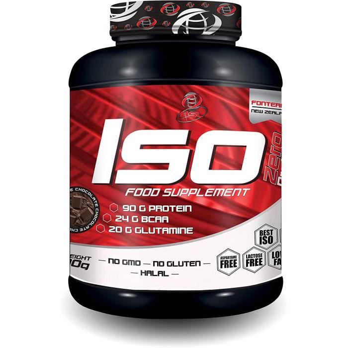 Iso Zero Proteine 2000g CHOCOLAT ASL | All Sports Labs | Sans Lactose, Gluten, Sucre, Premium Whey Protein Isolate