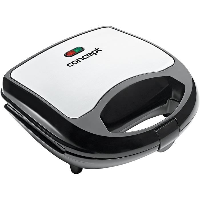 CONCEPT électroménager SV3031 Croque-monsieur Inox/Noir 700 W
