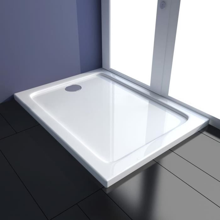 Magnifique Economique Receveur de douche Bac de douche - ABS Blanc 80x100 cm