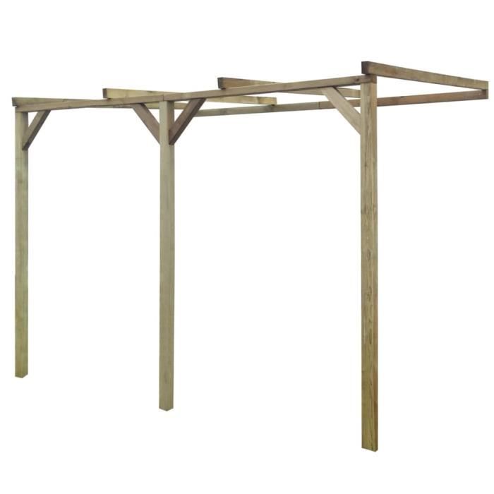 NEW®1061MODERNE Pergola de jardin - Pergola à appentis Décor - TONNELLE DE JARDIN Barnum pavillon Pergola à appentis 2 x 3 x 2,2 m B