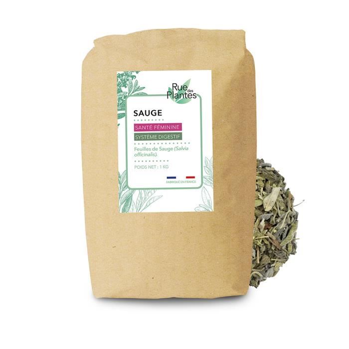 Sauge feuilles coupées 1kg