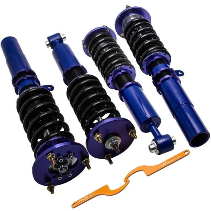 Kit de Combinés Filetés pour BMW BMW 5 Series E39 535i 540i M5 525i 1996-2003 Suspension Coilover + Top Mount