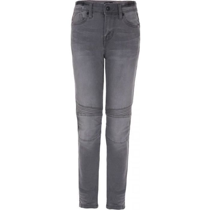 RIVALDI - Jean slim 8-16 ans - Gris - Enfant Garçon