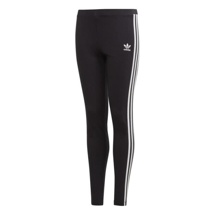 Legging adidas Originals Junior - Réf. GD2849. Couleur : Noir, Blanc. Détails. - Coupe moulante. - Taille élastique qui assure une