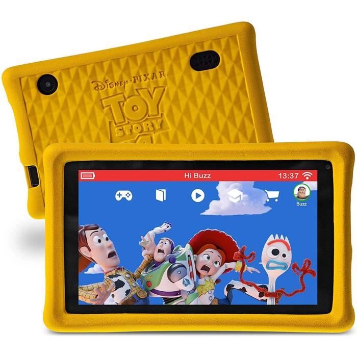 Tablette Disney enfants 7 pouces - Toy Story - Coque de protection - +500 Jeux et e-books - contrôle Parental intégré (PG912696)