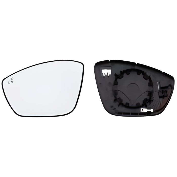Miroir Glace rétroviseur gauche pour PEUGEOT 308 II phase 1, 2013-2017, Système BLIS, dégivrant, à clipser, Neuf.