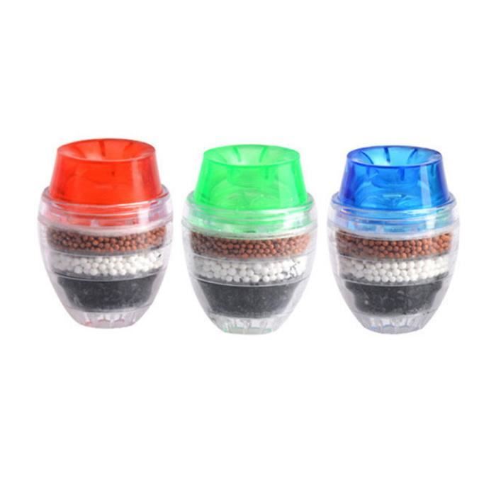3 pièces filtre à eau charbon Mini cartouche robinet maison PVC Durable purificateur d'eau pour FILTRE POUR APPAREILS FROID