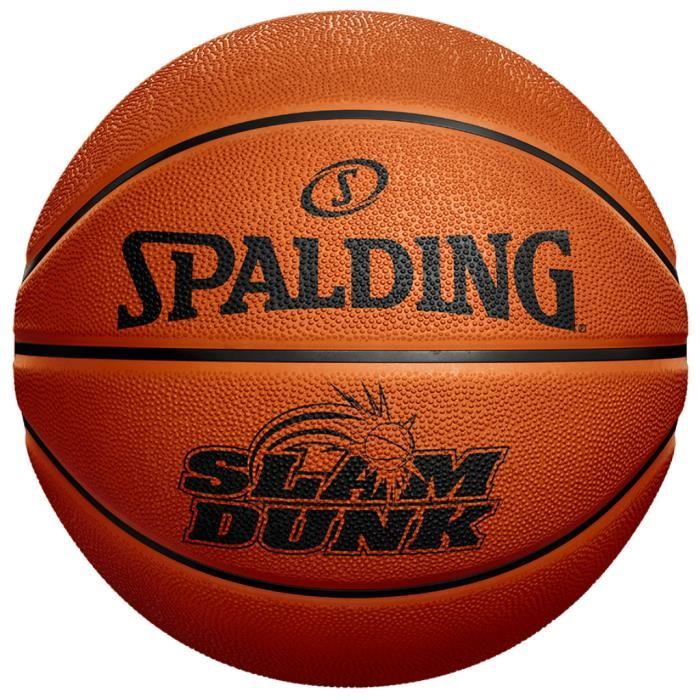 Ballon Spalding Slam Dunk Rubber - orange - Taille 5