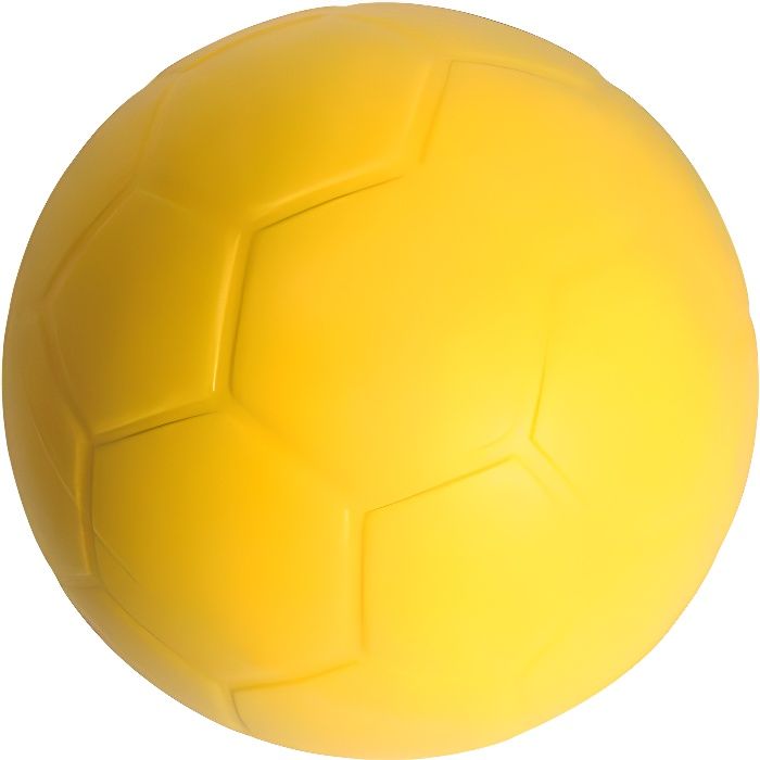 Ballon de Football mousse - Jaune