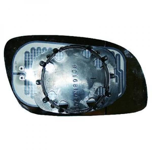 Miroir de rétroviseur coté droit (pour option dégivrant) VOLKSWAGEN TOURAN (1T1, 1T2) de 03 à 09
