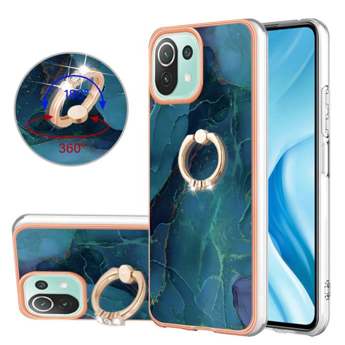 Coque Colliers Pour Xiaomi Mi 11 Lite 4G/5G - Étui Transparent Avec Cordon Arc En Ciel Ultra Mince TPU Antichoc