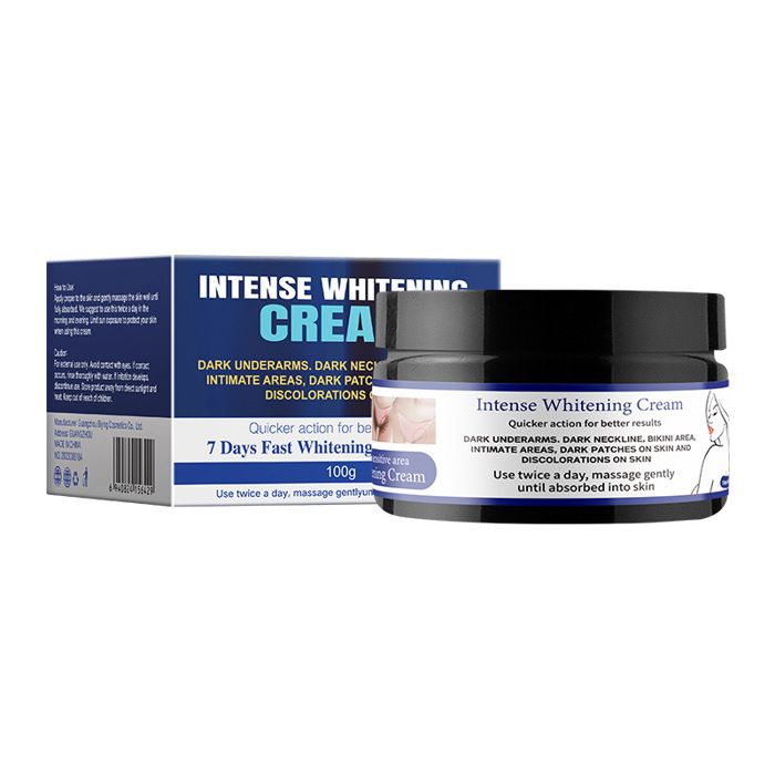 Crème éclaircissante 7 Jours Zone Intime 100g - Aloe Vera, Vitamine E, SPF 0, Expire Décembre 2027