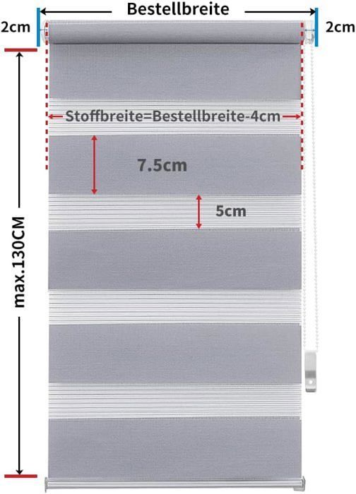 Lot De 8 Supports Pour Stores Doubles - Fixation Sans Perçage Pour Fenêtres PVC Et Bois - Colle Forte Incluse - 7