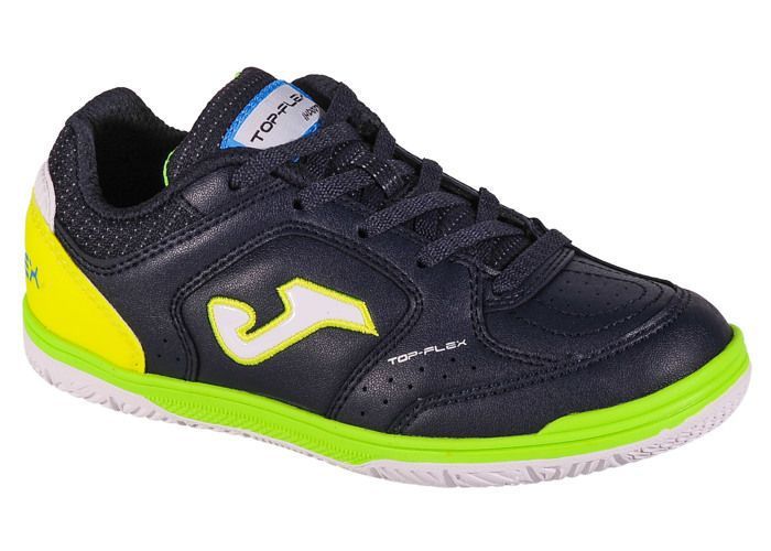 Chaussures Indoor Football pour un garçon Bleu marine Joma Top Flex Jr 24 TPJS IN