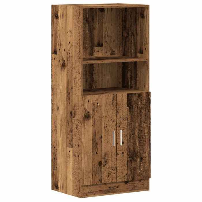 Buffet cuisine/Armoire de cuisine - VIDAXL - vieux bois 57x415x1315 cm bois ingénierie CC9249097