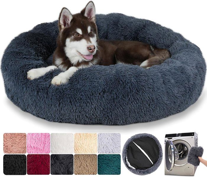 Meilleurs prix pour Puppy Love Panier Chien,Panier Rond Chien Dehoussable,Coussin Chien Chat Lavable Facile,Lit Pour Chien Grande Taille Orthopedique,M