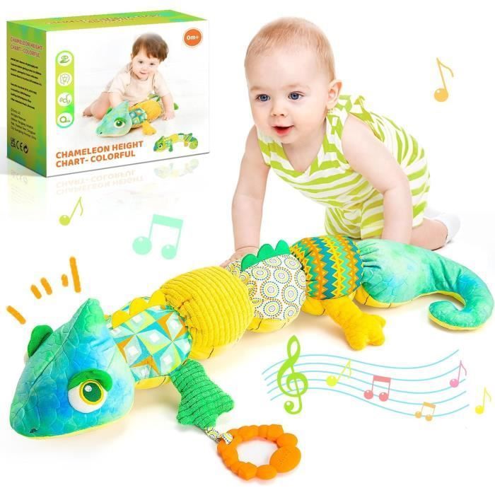 Jouet en Peluche - - Camlon - Sensoriel Musical - veil 0-6 Mois - Vert ...