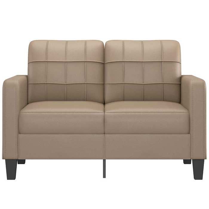 Clarence* Canapé à 2 places/positions - Threeseat/Sofa - Cappuccino 120 cm Similicuir EU348613