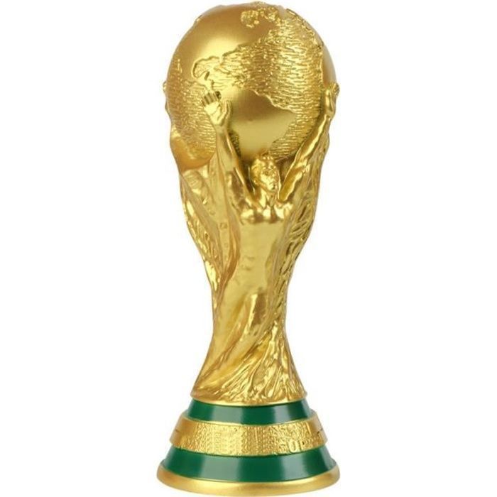 Réplique Trophée Coupe Du Monde Football - Décoration Résine Dorée, Pour Fans, Bureau, Collection - 4