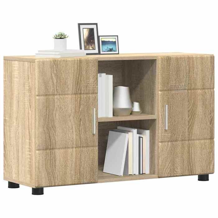 Printemps 2026 SoldesBuffet de rangement/Buffet Bahut - Buffet salle à manger Chêne Sonoma 885x305x555 cm Bois dingénierie 2_3