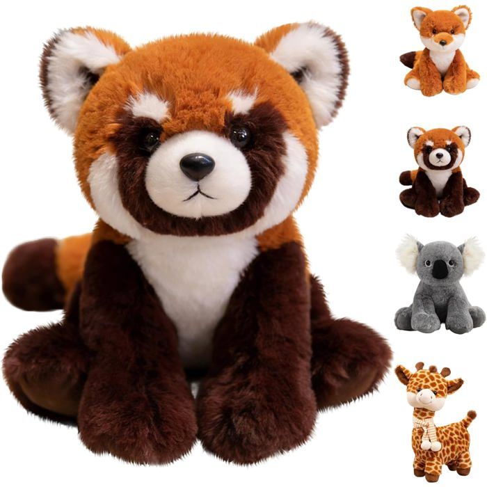 Nesloonp Peluche Jouet Peluche Panda Rouge Mei, Très Doux Remplissa Coton Plush Toy Peluche Jouet Pour Enfant Pour Enfants Amz