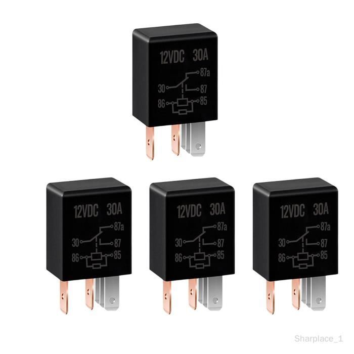 Relais Automobile V23234-A0001-X038 12V 20/30A 5 Broches - Pièce De Rechange Fiable