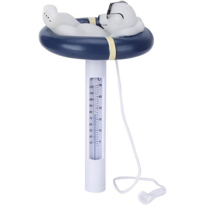 Thermomètre Flottant Pour Piscine Et Spa - Affichage Digital En °C Ou °F - Cordon Nylon Inclus