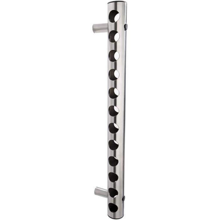 CKB LTD Grand Casier à Vin Mural De Luxe Pour 12 Bouteilles De Vin – Chêne Brut – Support De Rangement En Bois Pour Bouteilles De Vin Pour Bar, Maison, Cuisine