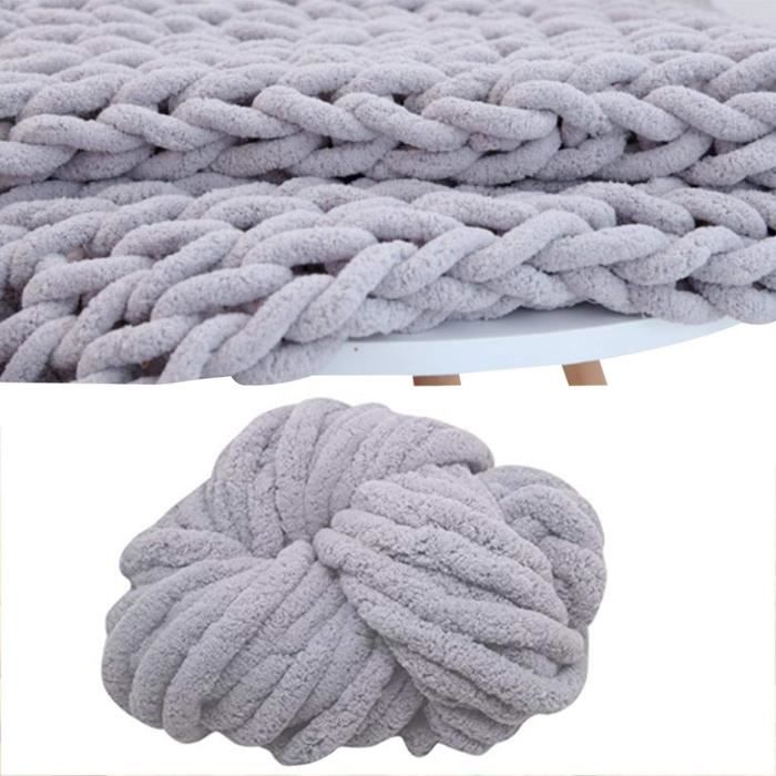 MeriWoolArt® Fil De Chenille Pour Tricot Et Crochet - 100 G